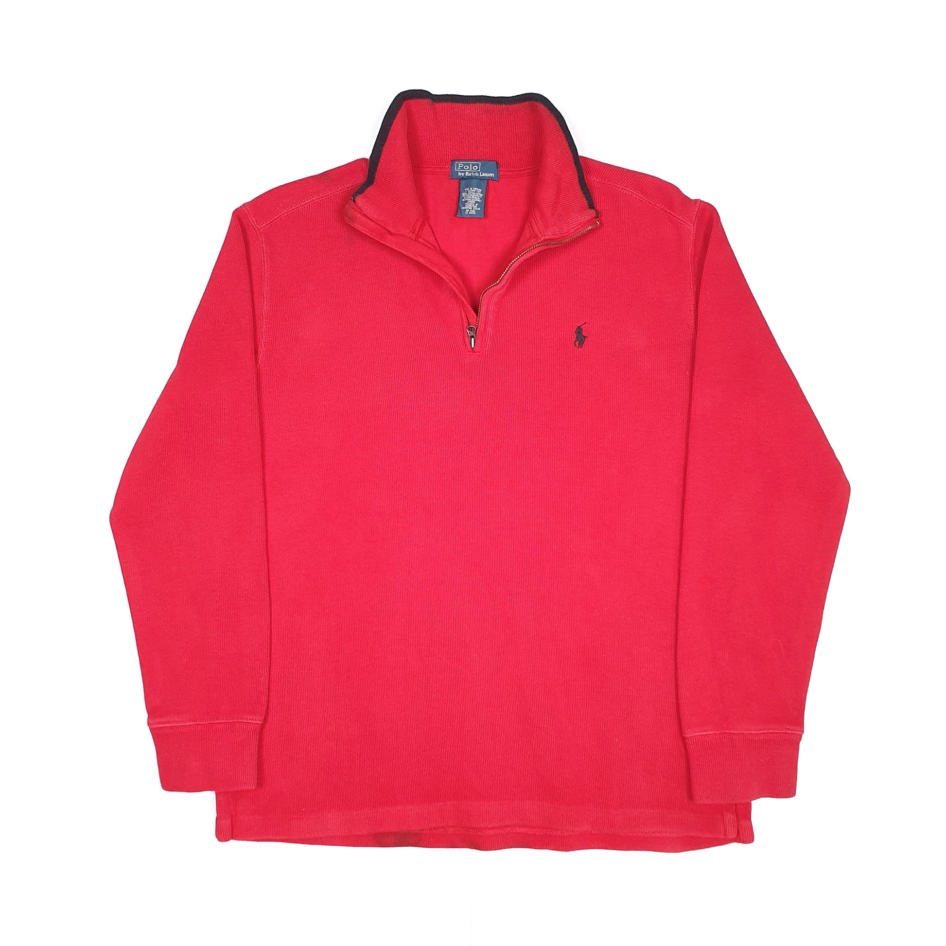 Red Polo Ralph Lauren Quarter Zip Jumper