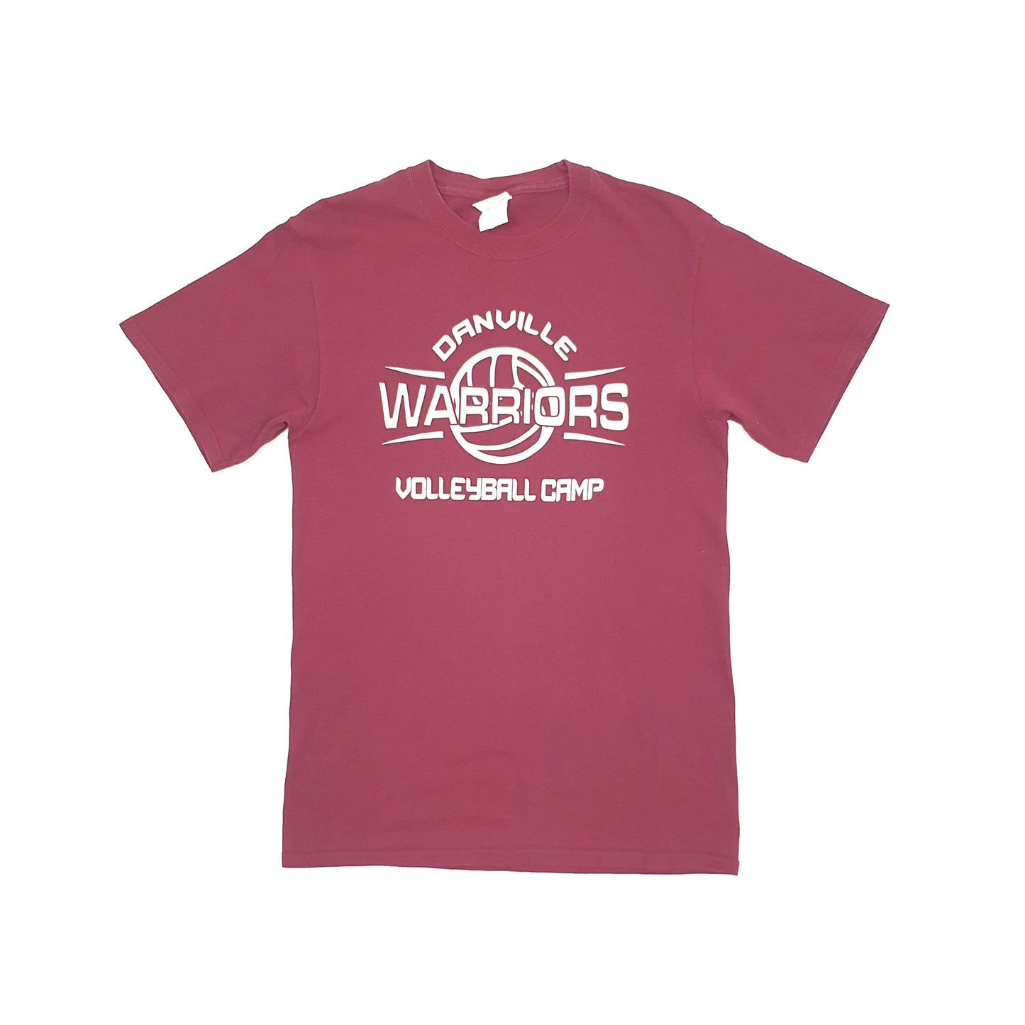 Port & Company USA Volleyball Warriors Short Sleeve T Shirt Burgundy