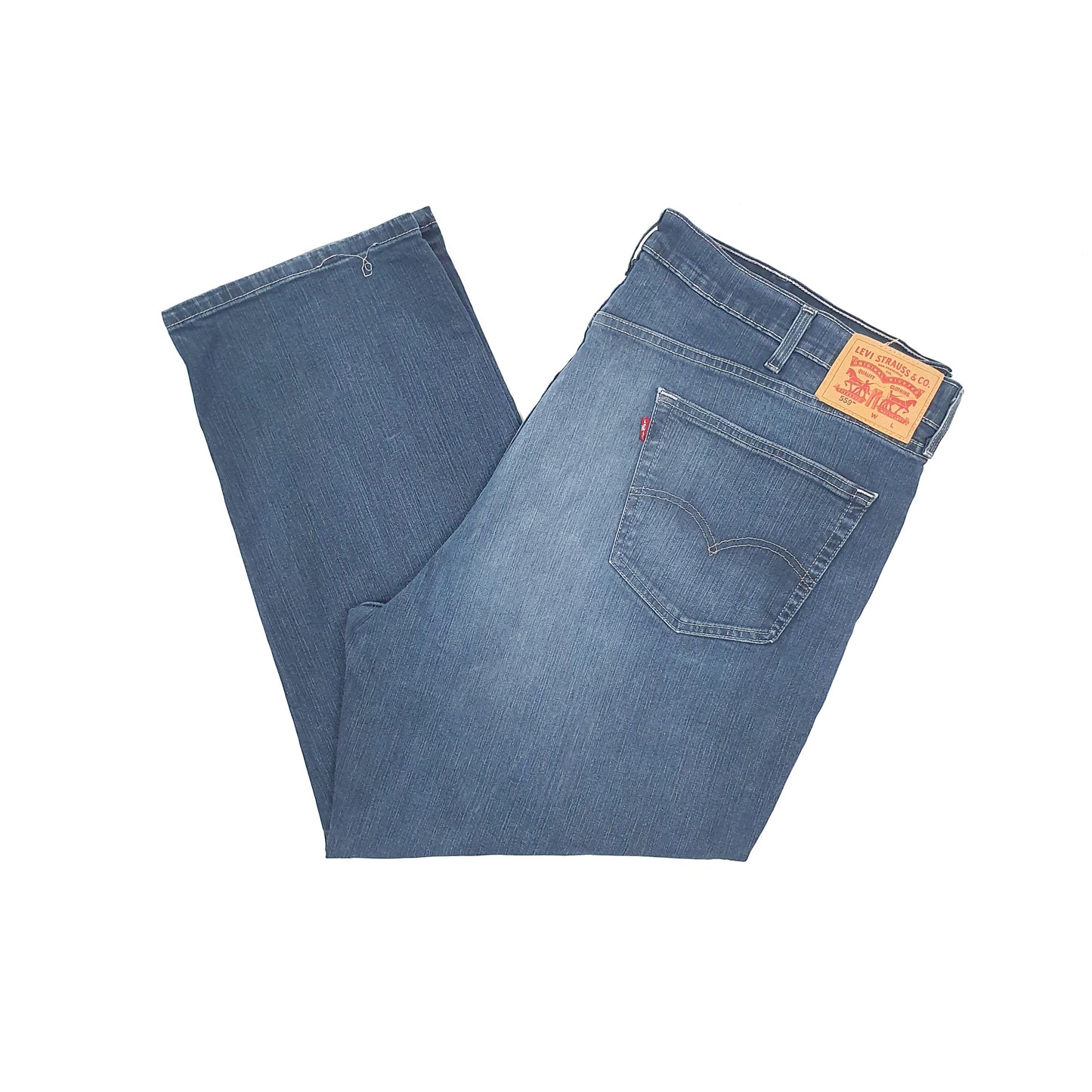Levis 559 Relaxed Fit Jeans W48 L30 Blue