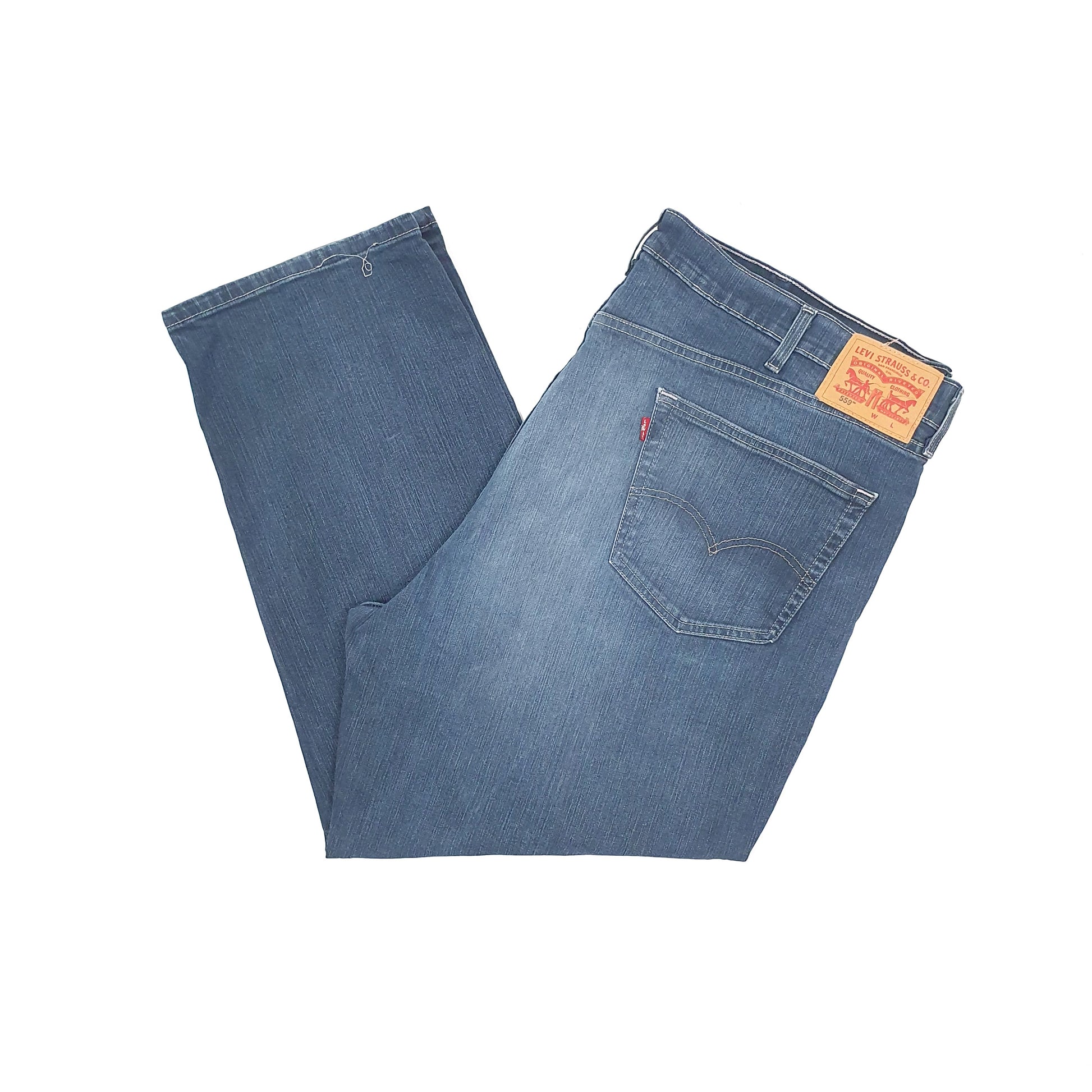 Levis 559 Relaxed Fit Jeans W48 L30 Blue