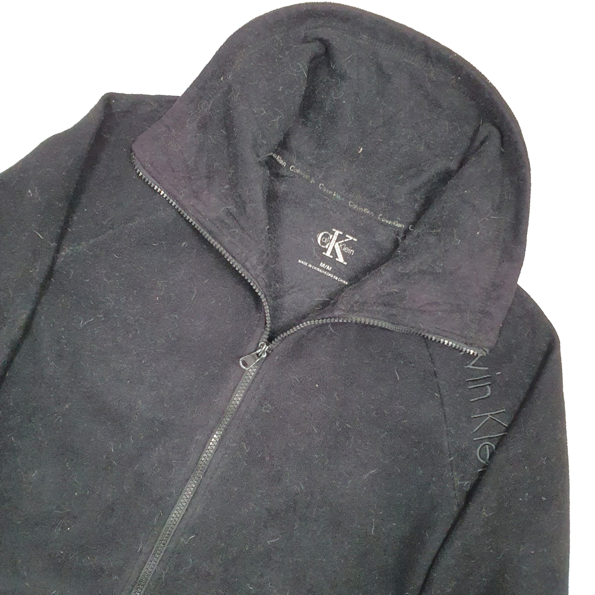 Calvin Klein Full Zip Fleece M Black