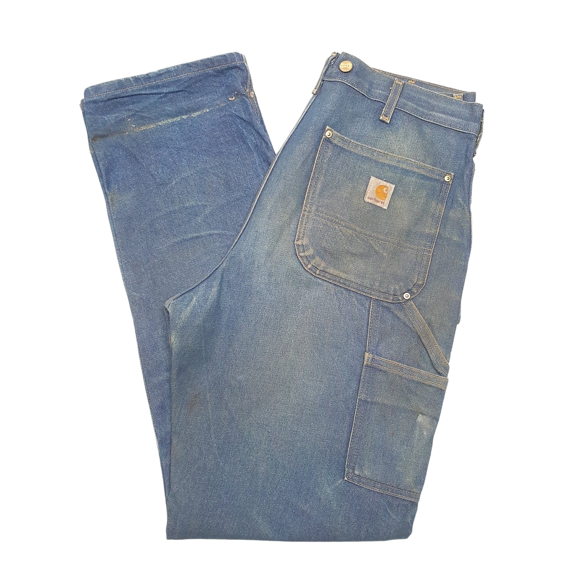 Mens Blue Carhartt  Carpenter Trousers