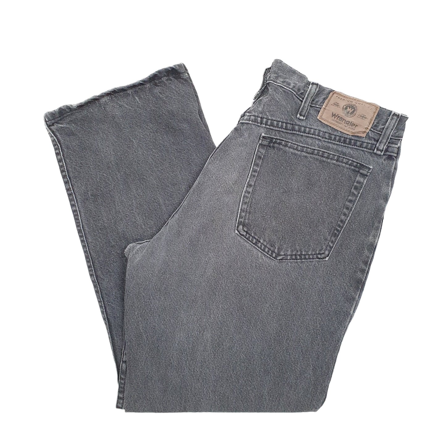 Wrangler Regular Straight Fit Jeans W35 L28 Black