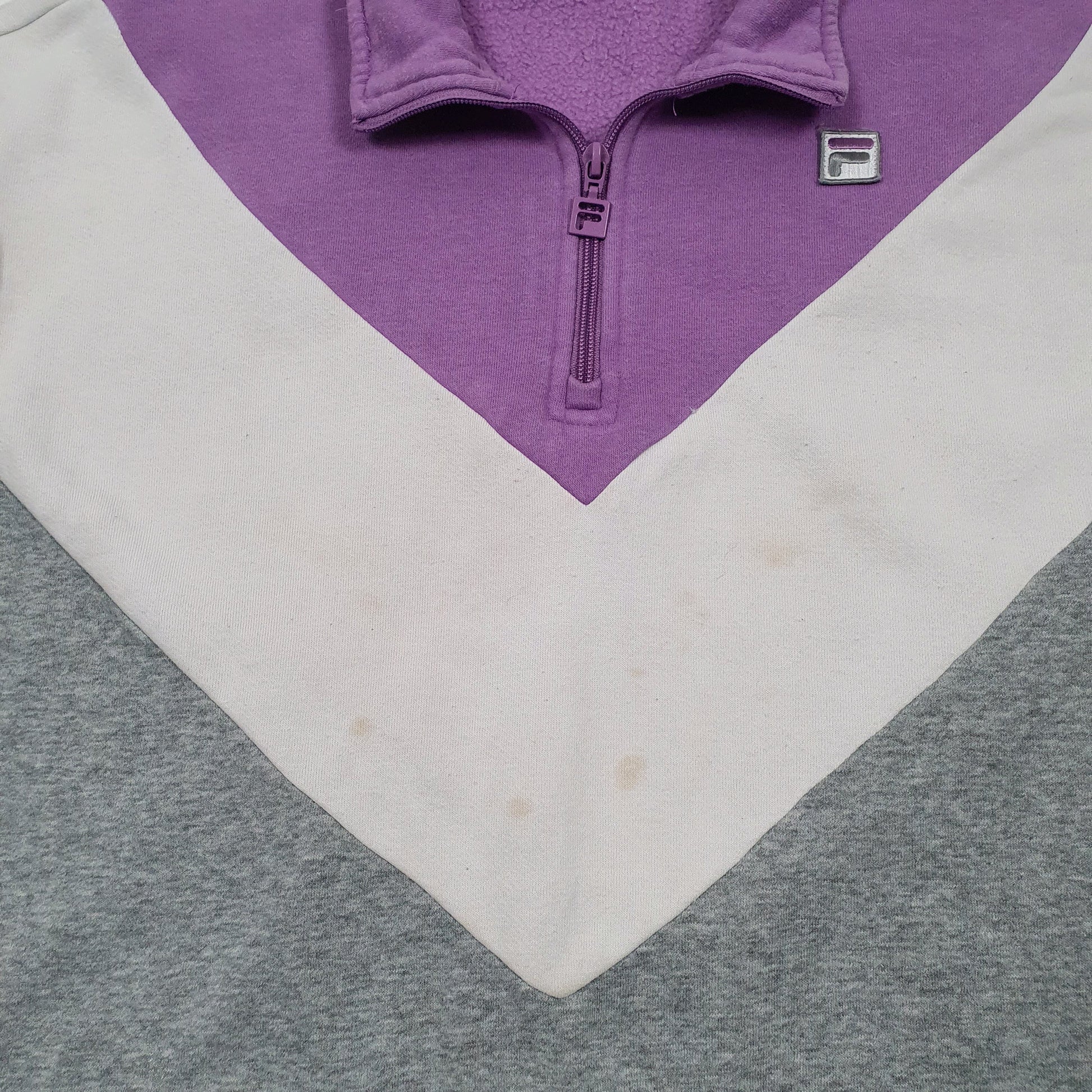 Fila Quarter Zip L Grey