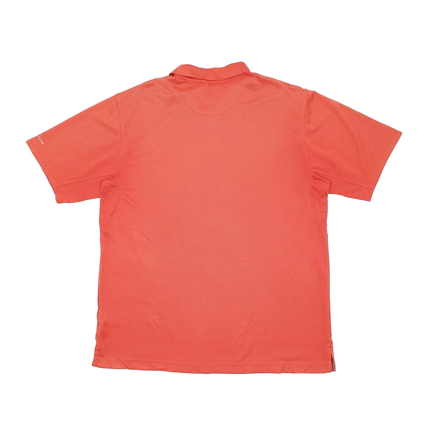 Columbia Sportswear Active Short Sleeve Polyester Polo Shirt Orange