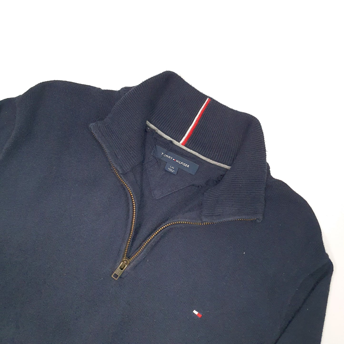 Tommy Hilfiger Quarter Zip M Navy