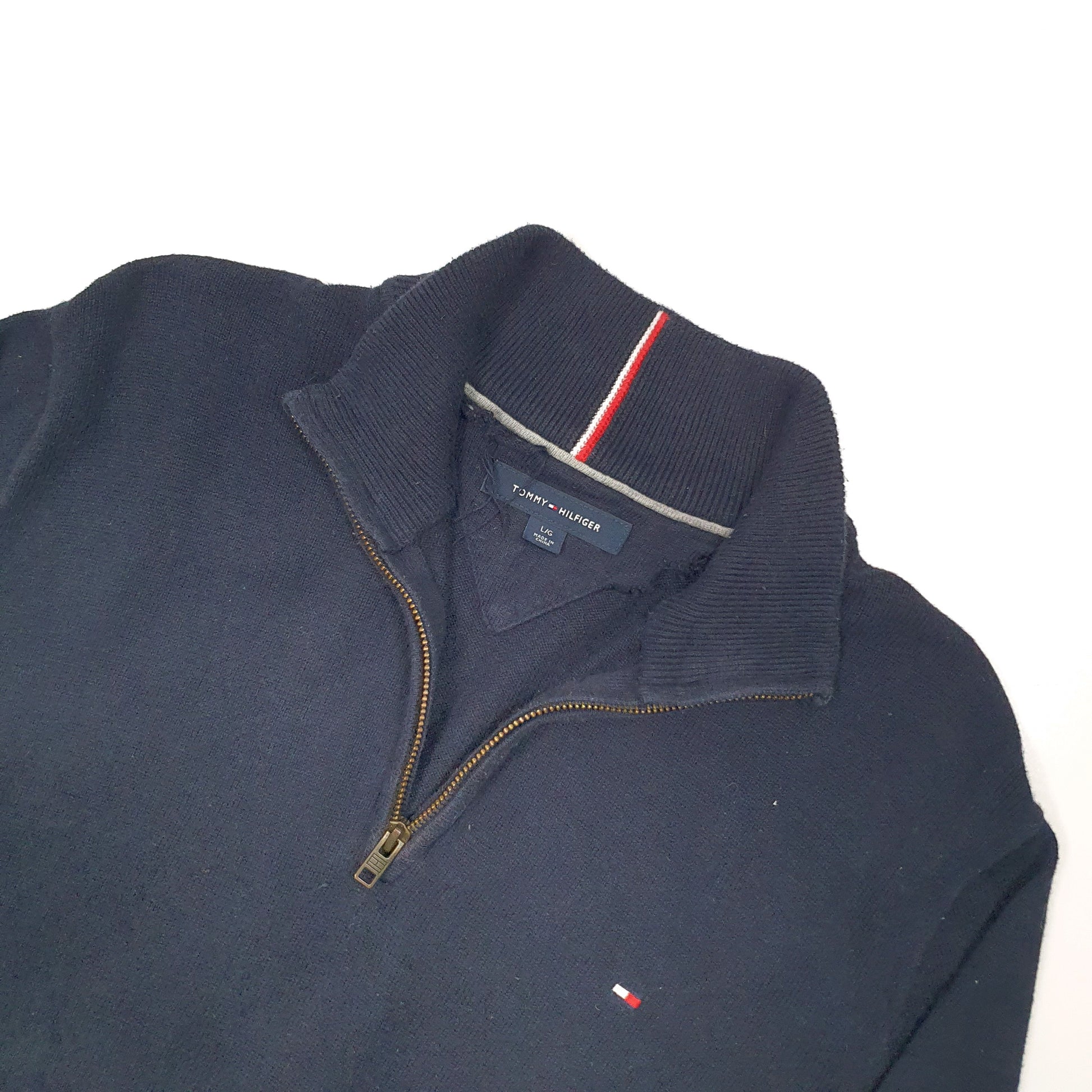Tommy Hilfiger Quarter Zip M Navy