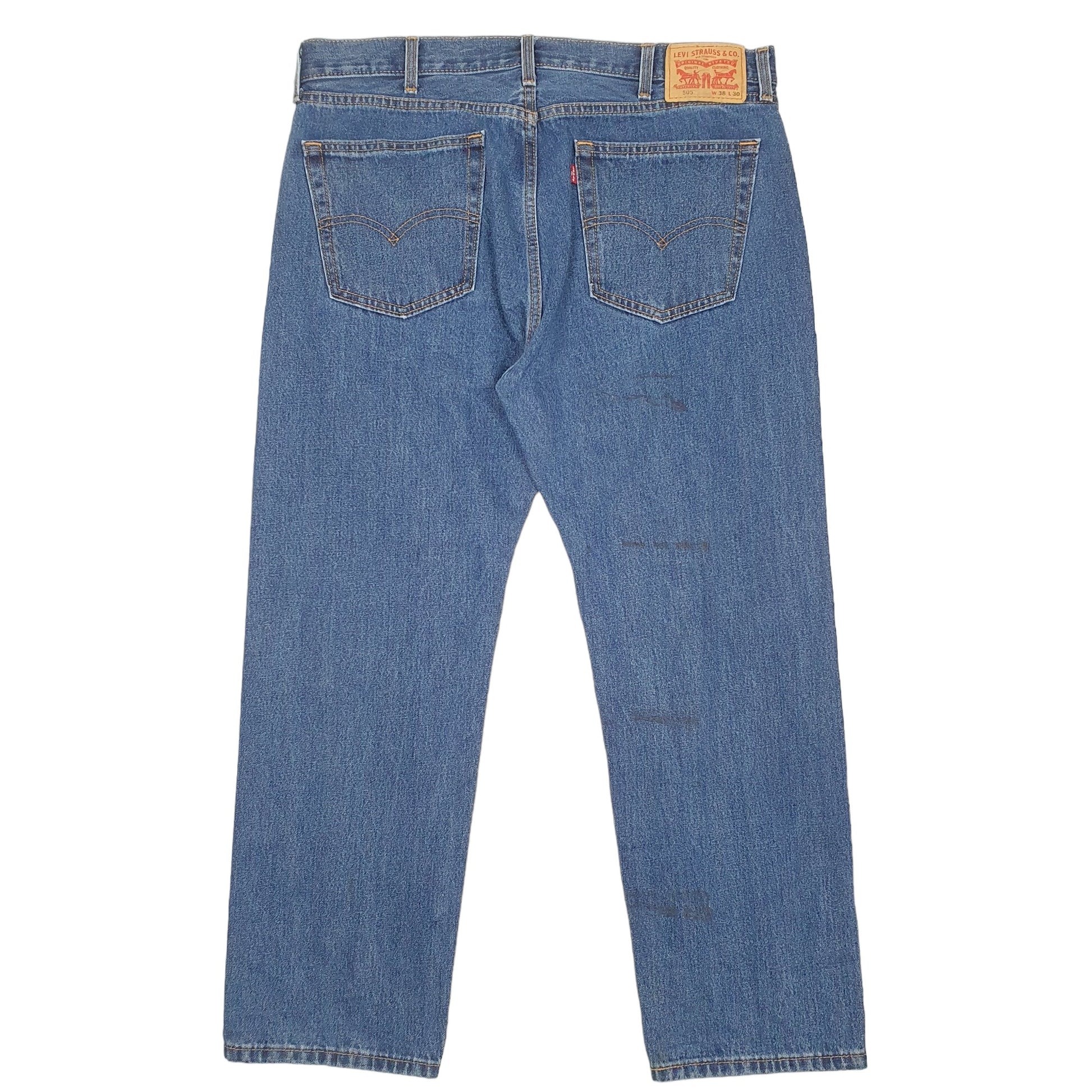 Mens Blue Levis  505 JeansW38 L30