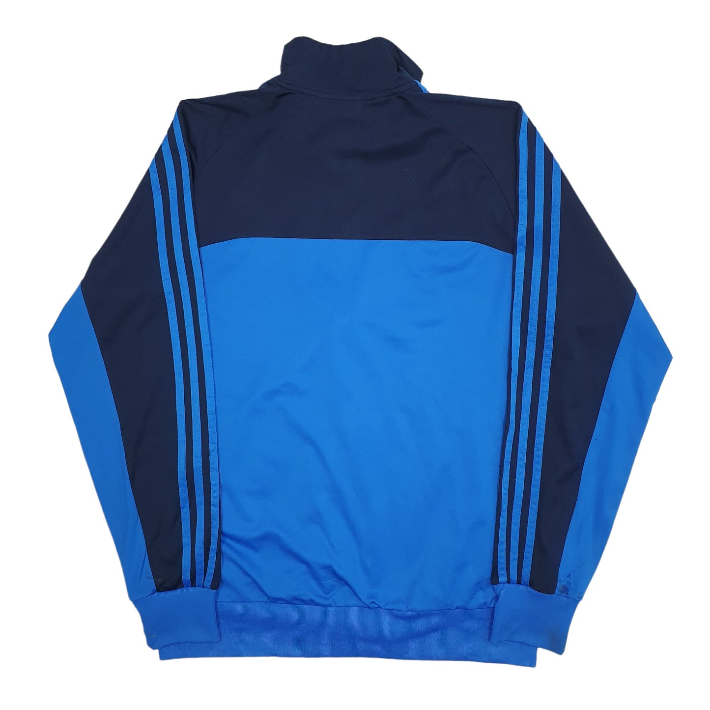 Mens Blue Adidas Tracktop Full Zip Jumper