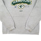 Mens Grey NFL 2010 Superbowl Champions Green Bay Packers Football Hoodie Jumper