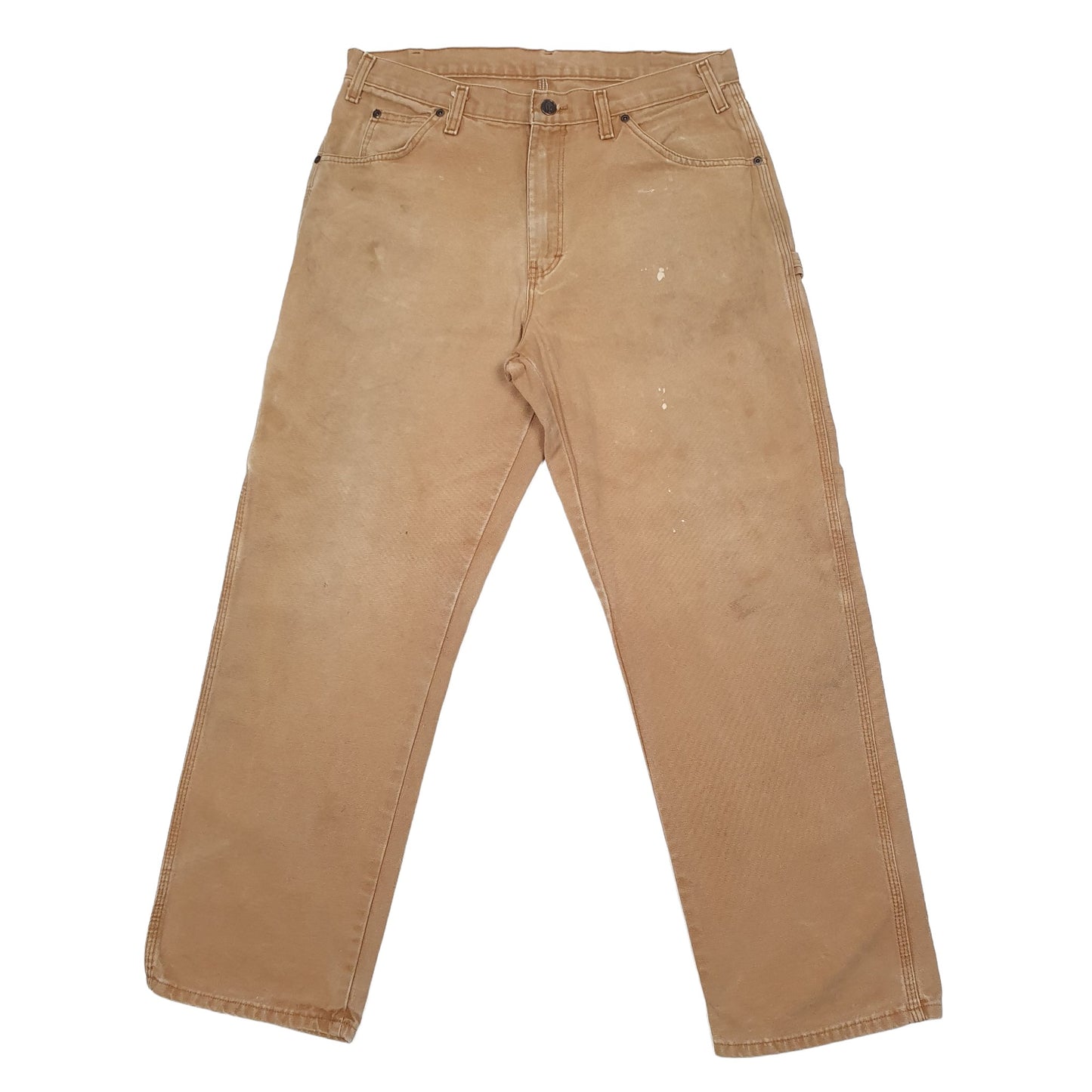 Mens Tan Dickies  Carpenter Trousers