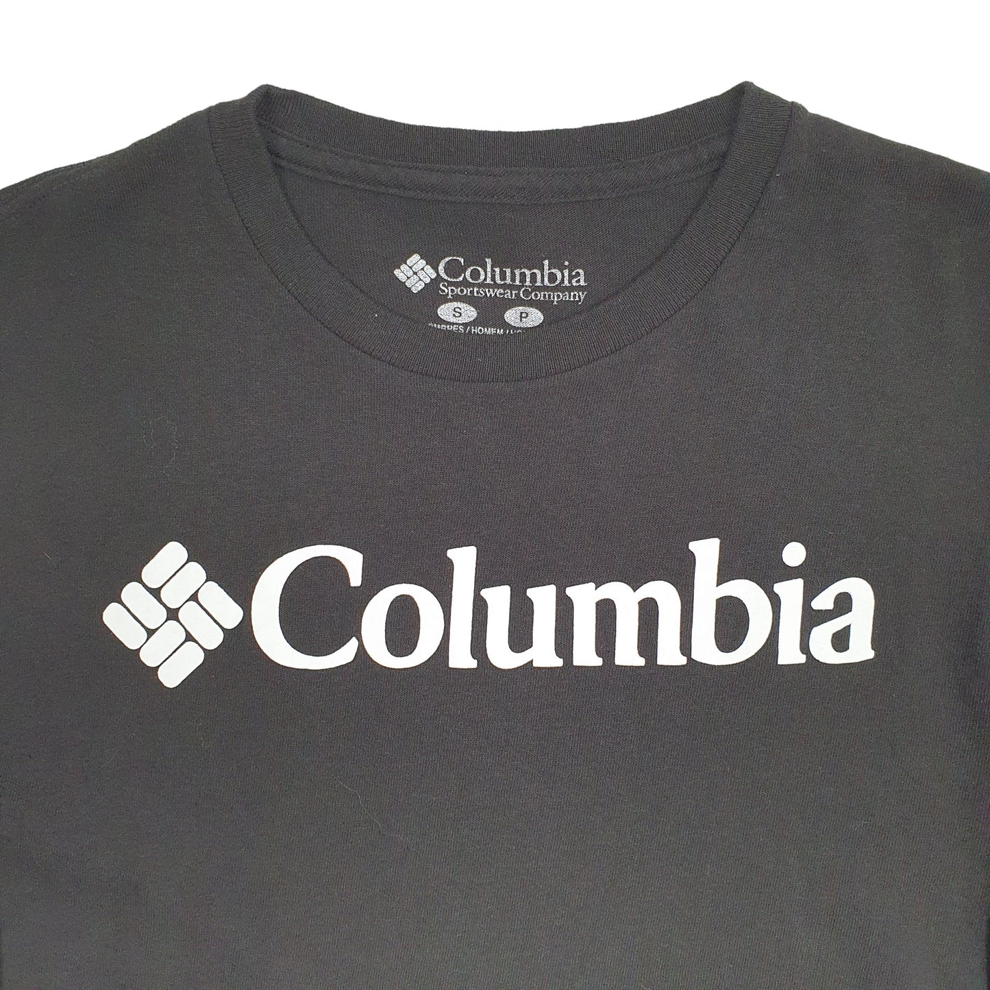 Mens Black Columbia Sportswear  Long Sleeve T Shirt