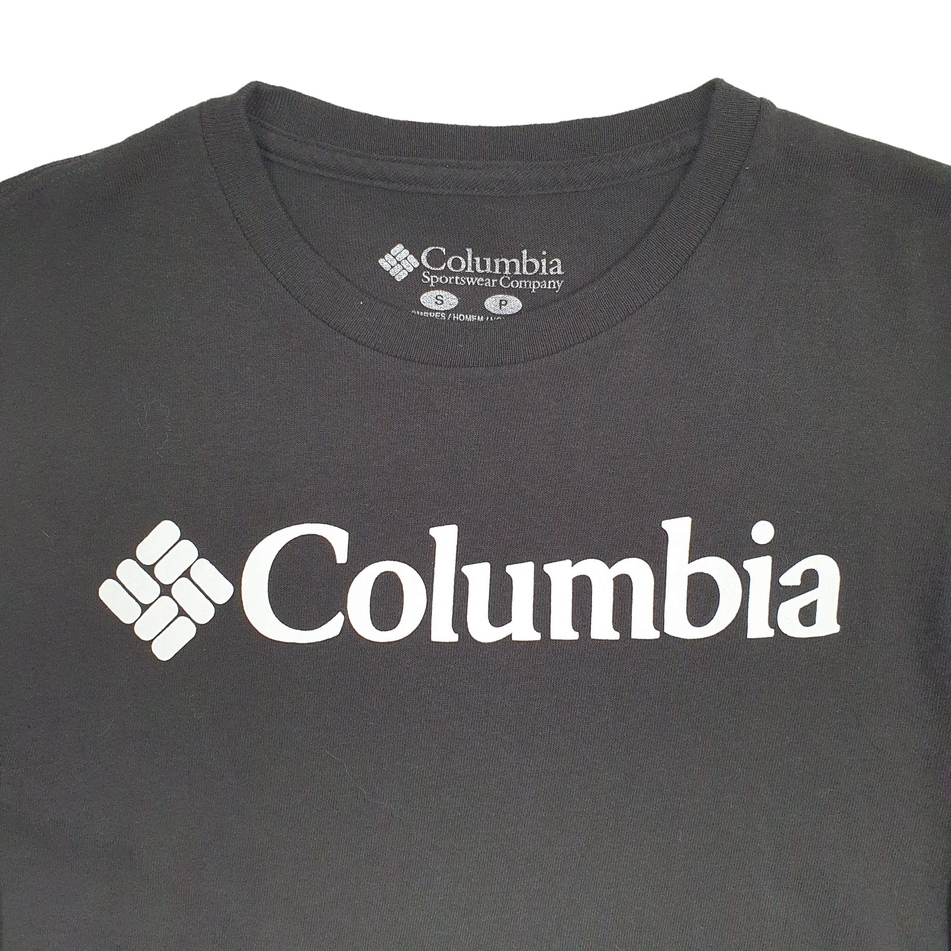 Mens Black Columbia Sportswear  Long Sleeve T Shirt