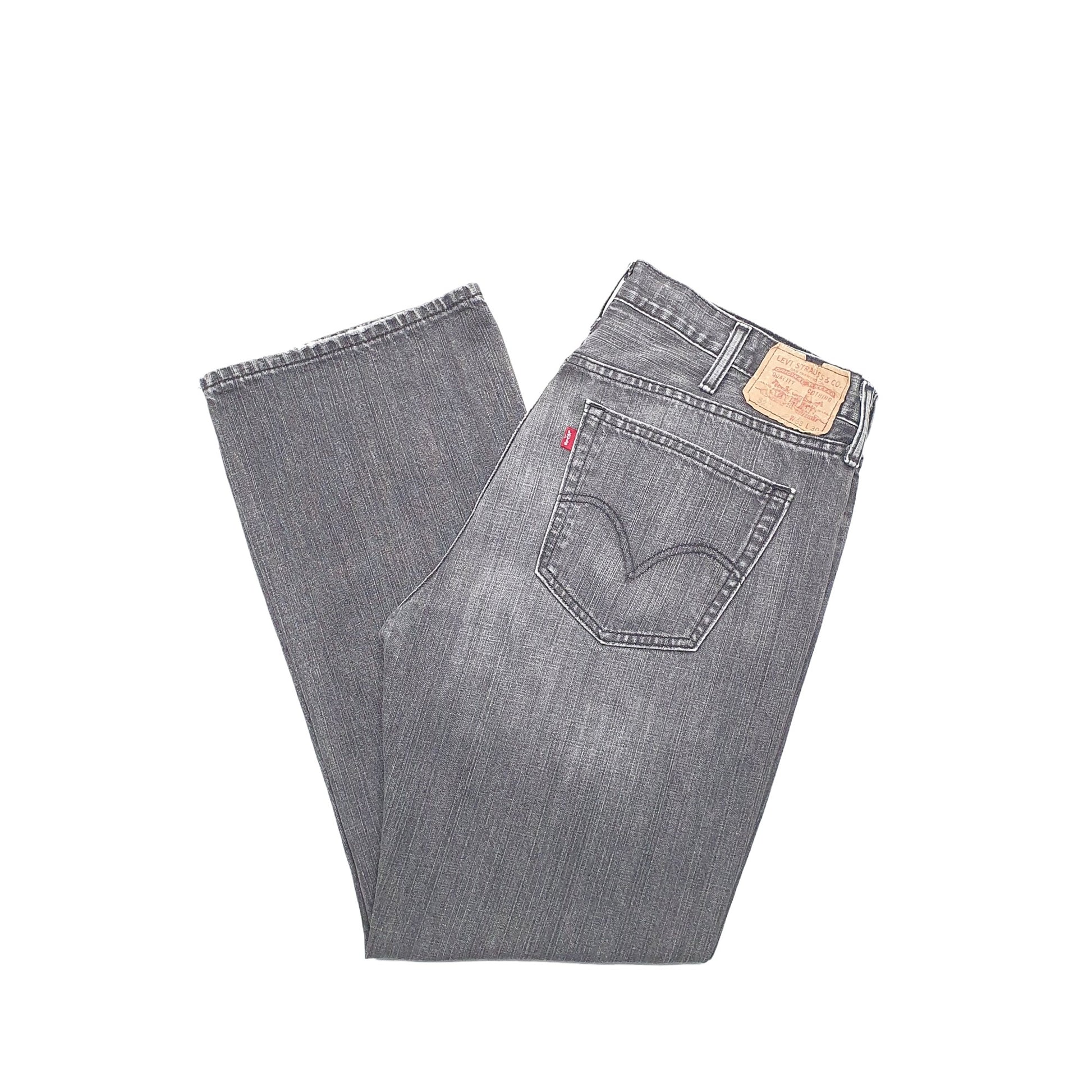 Levis 527 Bootcut Fit Jeans W38 L30 Grey