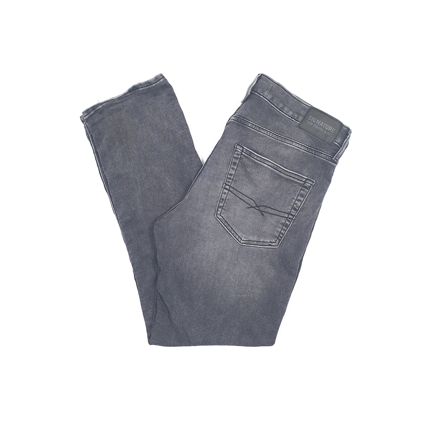 Levis Signature Slim Fit Flex Jeans W36 L30 Grey