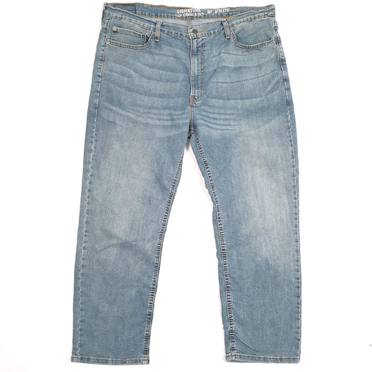 Levis Signature Tapered Fit Athletic Jeans W40 L28 Blue
