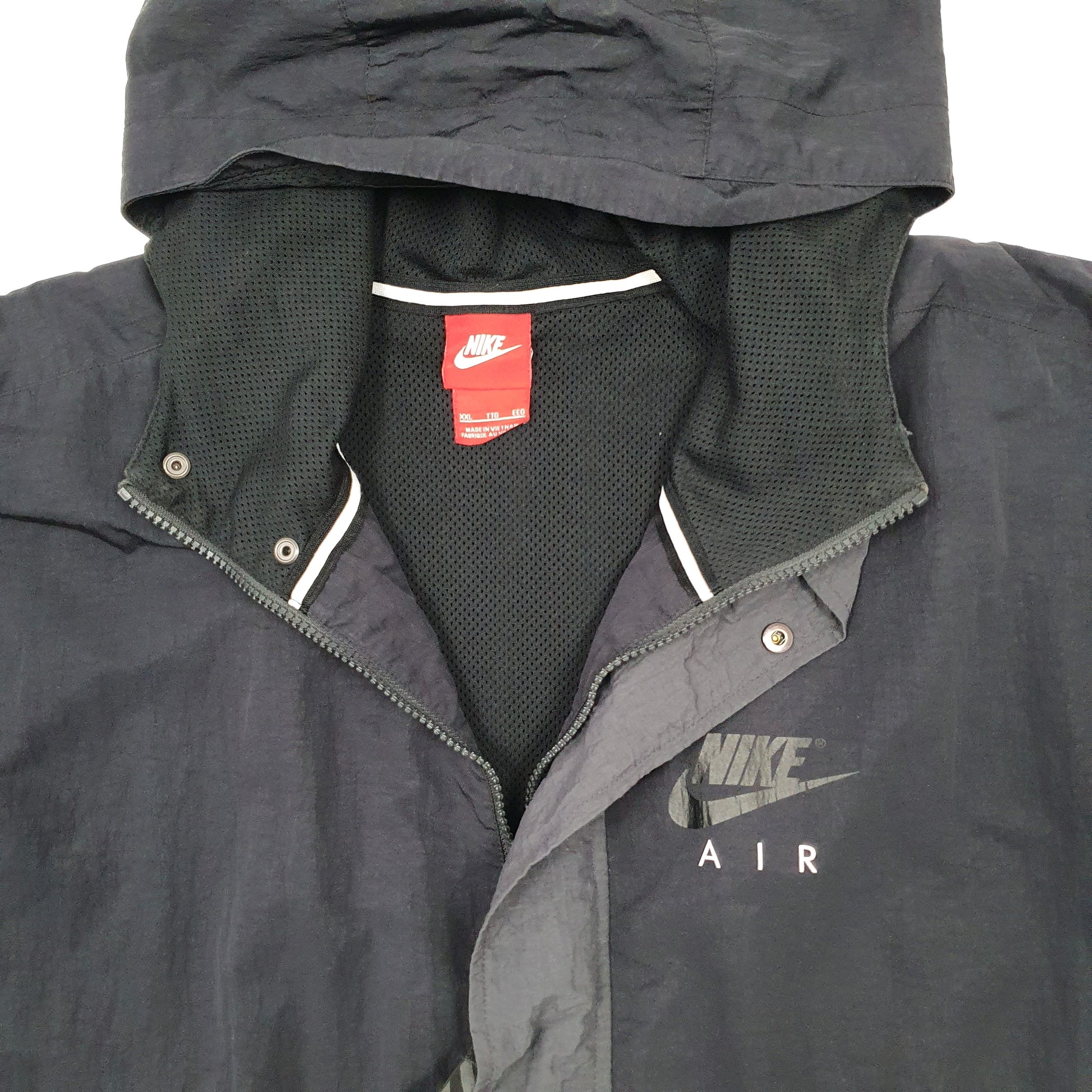 Mens Black Nike Half Zip Hoodie  Coat