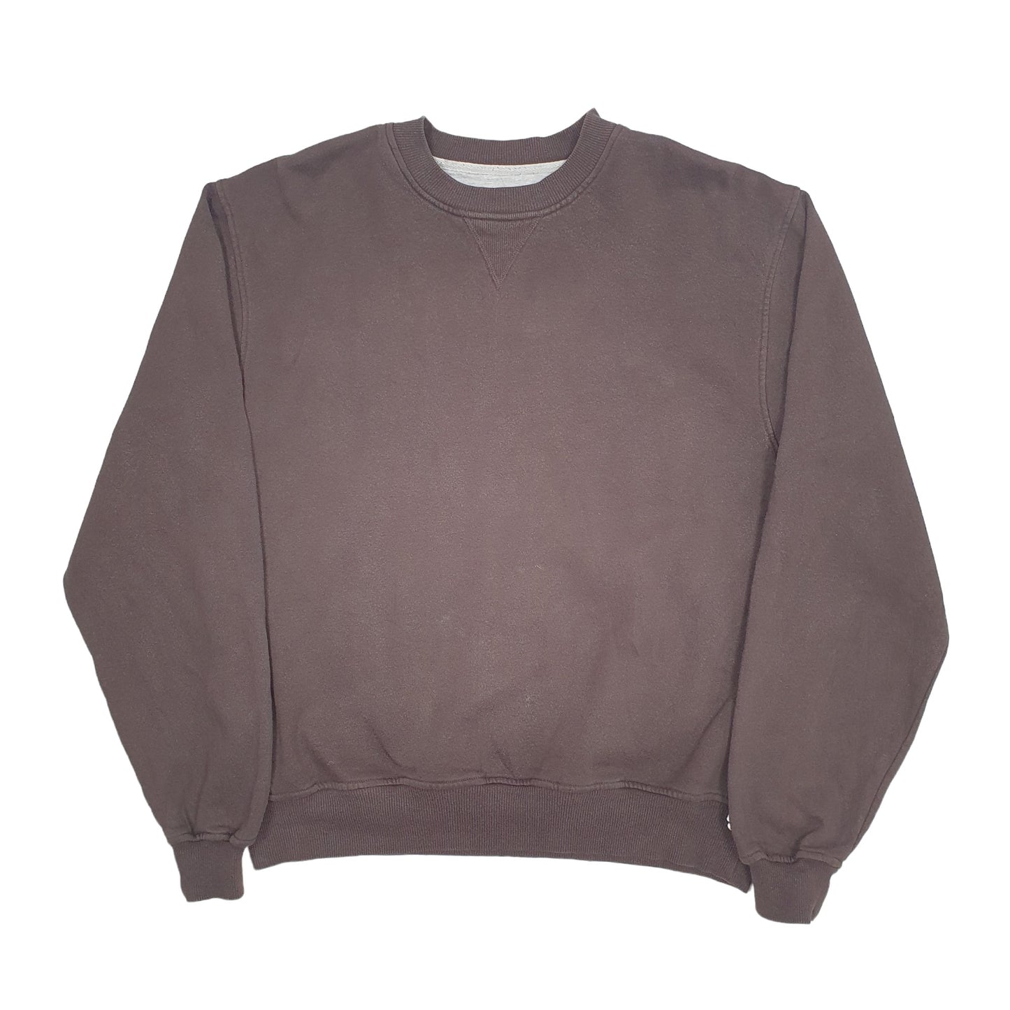 Mens Brown Champion  Crewneck Jumper