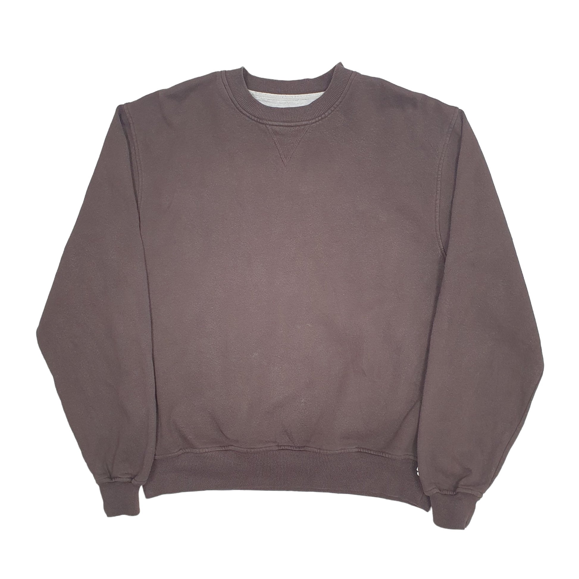 Mens Brown Champion  Crewneck Jumper
