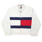 Mens White Tommy Hilfiger Vintage Harrington Jacket Coat