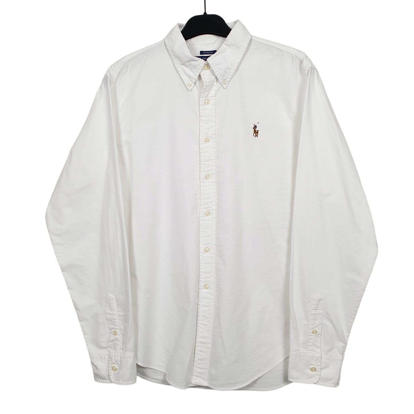 Mens White Ralph Lauren  Long Sleeve Shirt