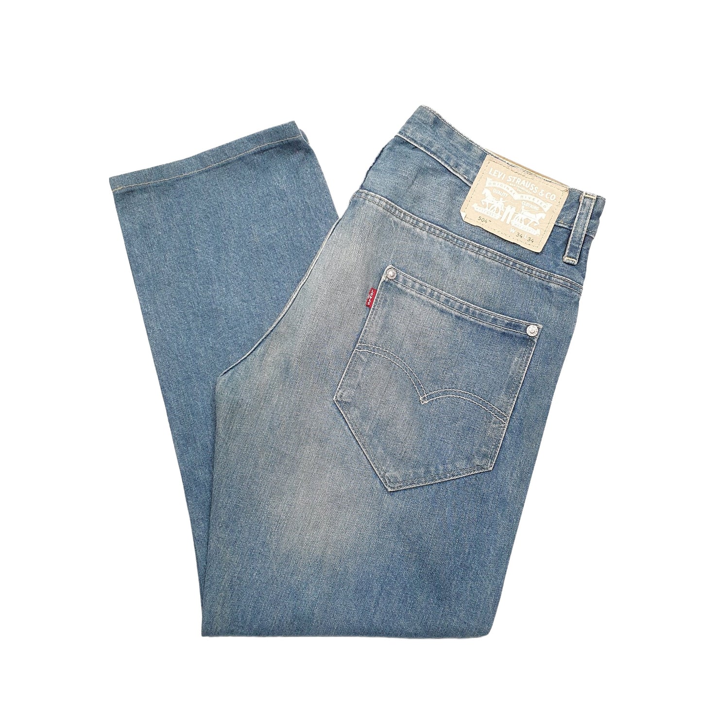 Mens Blue Levis  504 JeansW34 L28