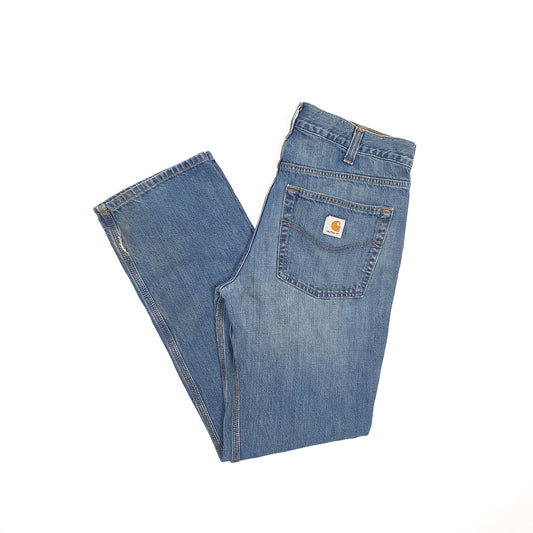 Carhartt Casual Straight Fit Relaxed Jeans W34 L32 Blue