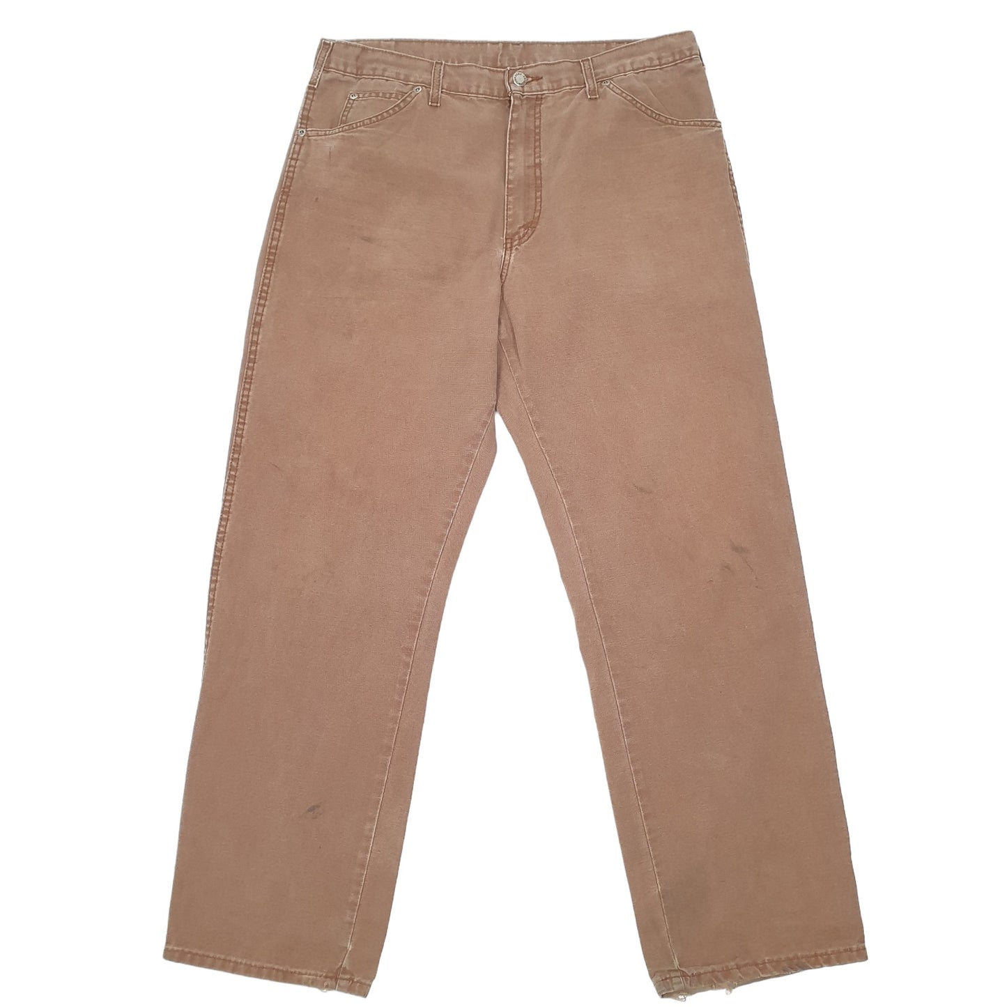 Mens Brown Dickies  Carpenter Trousers
