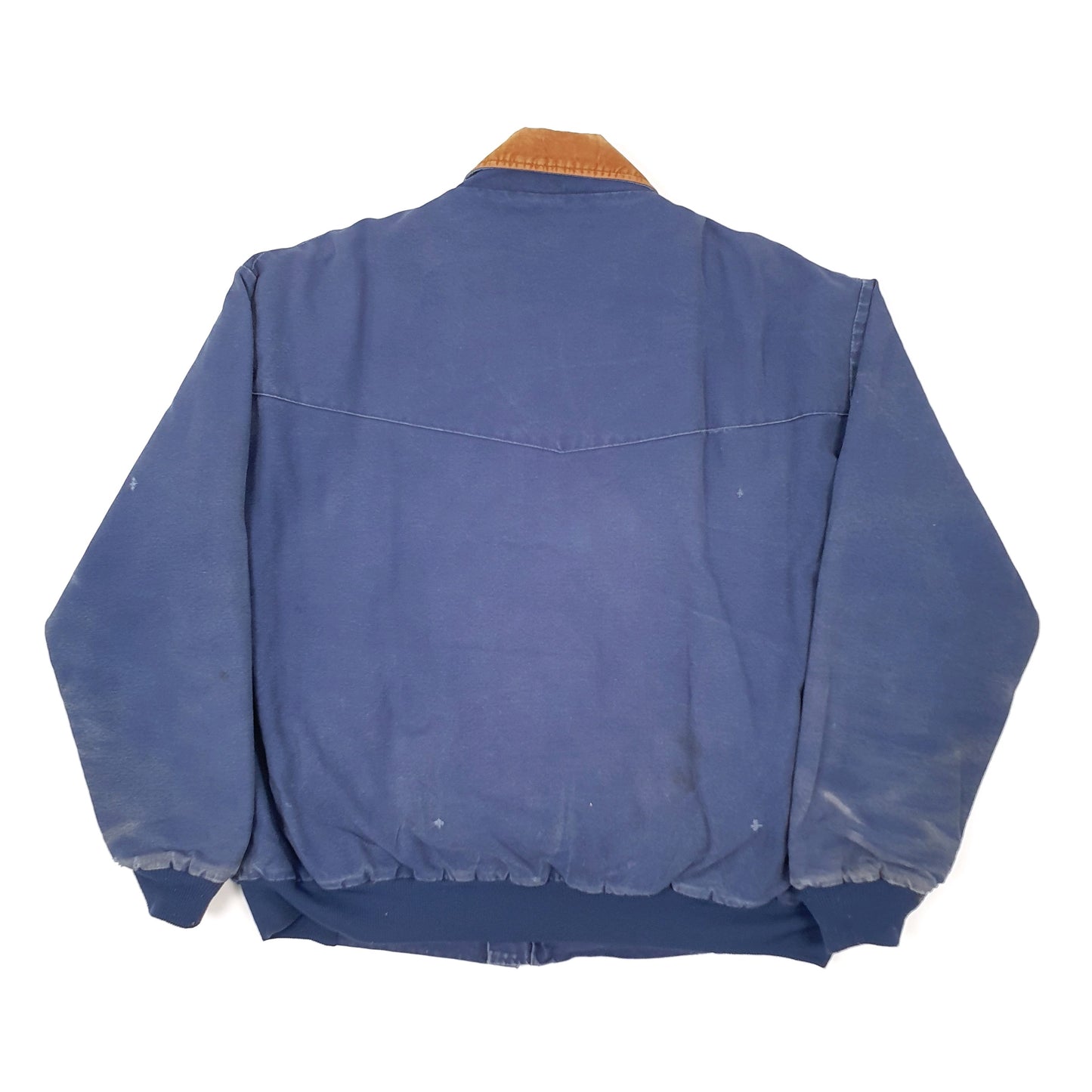 Mens Blue Pella Carpet Lined Made in USA Vintage Workwear Jacket Coat