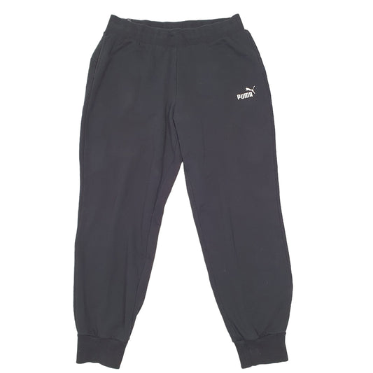 Mens Black Puma Track Suit Bottoms Jogger Trousers