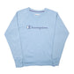 Womens Blue Champion  Crewneck Jumper