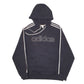Mens Black Adidas Spellout Hoodie Jumper