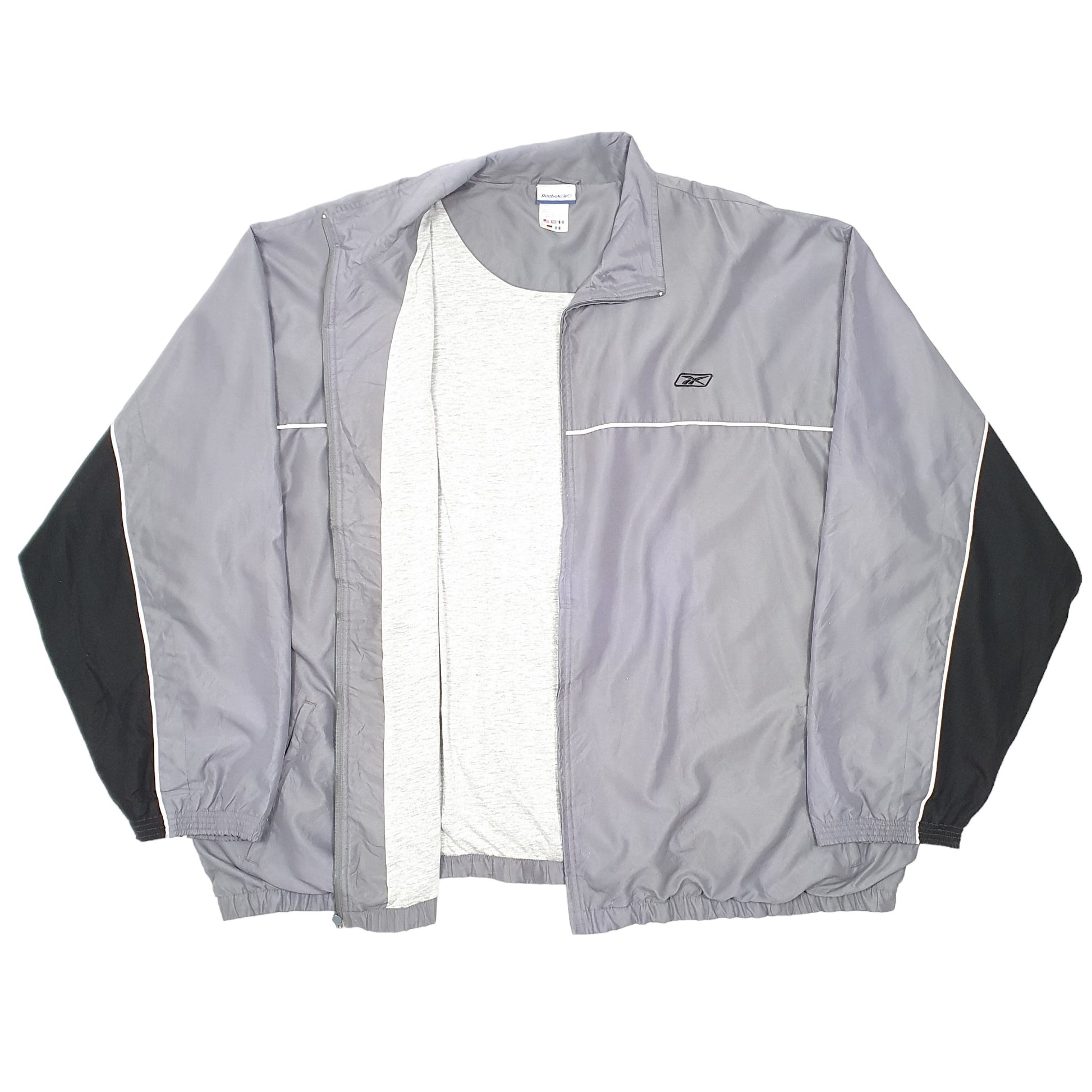 Mens Grey Reebok  Full Zip Coat