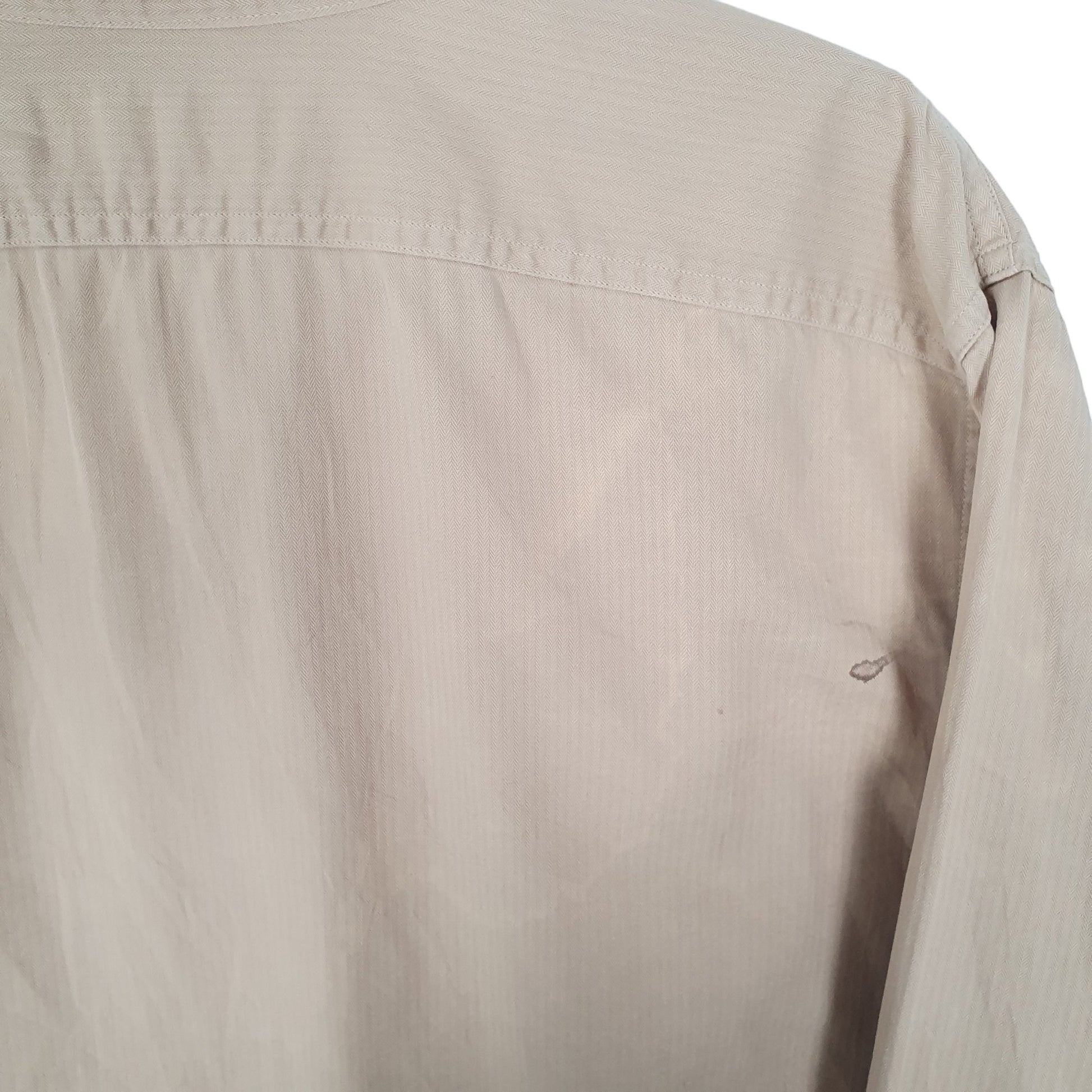 Ralph Lauren Herringbone Twill Long Sleeve Regular Fit Shirt Beige