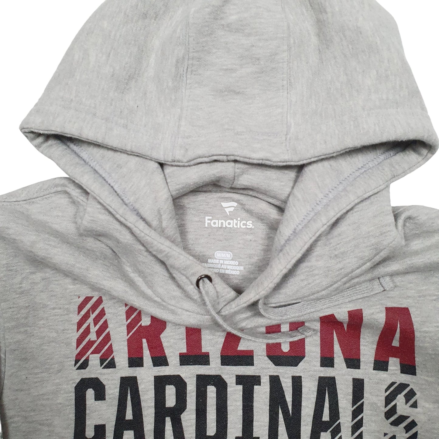 Mens Grey Fanatics Arizona Cardinals Hoodie Jumper