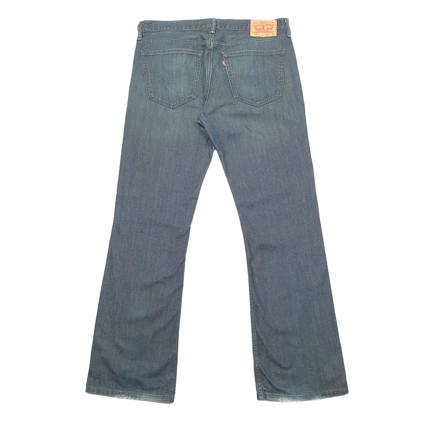 Levis 527 Bootcut Fit Jeans W37 L32 Black