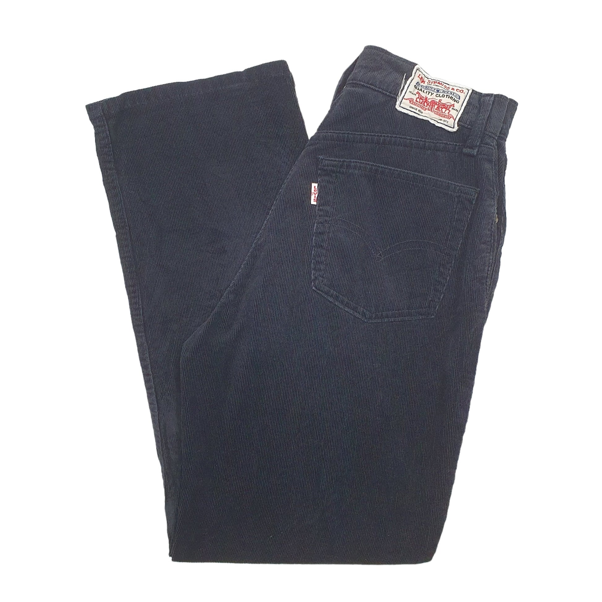 Womens Black Levis  Corduroy Trousers