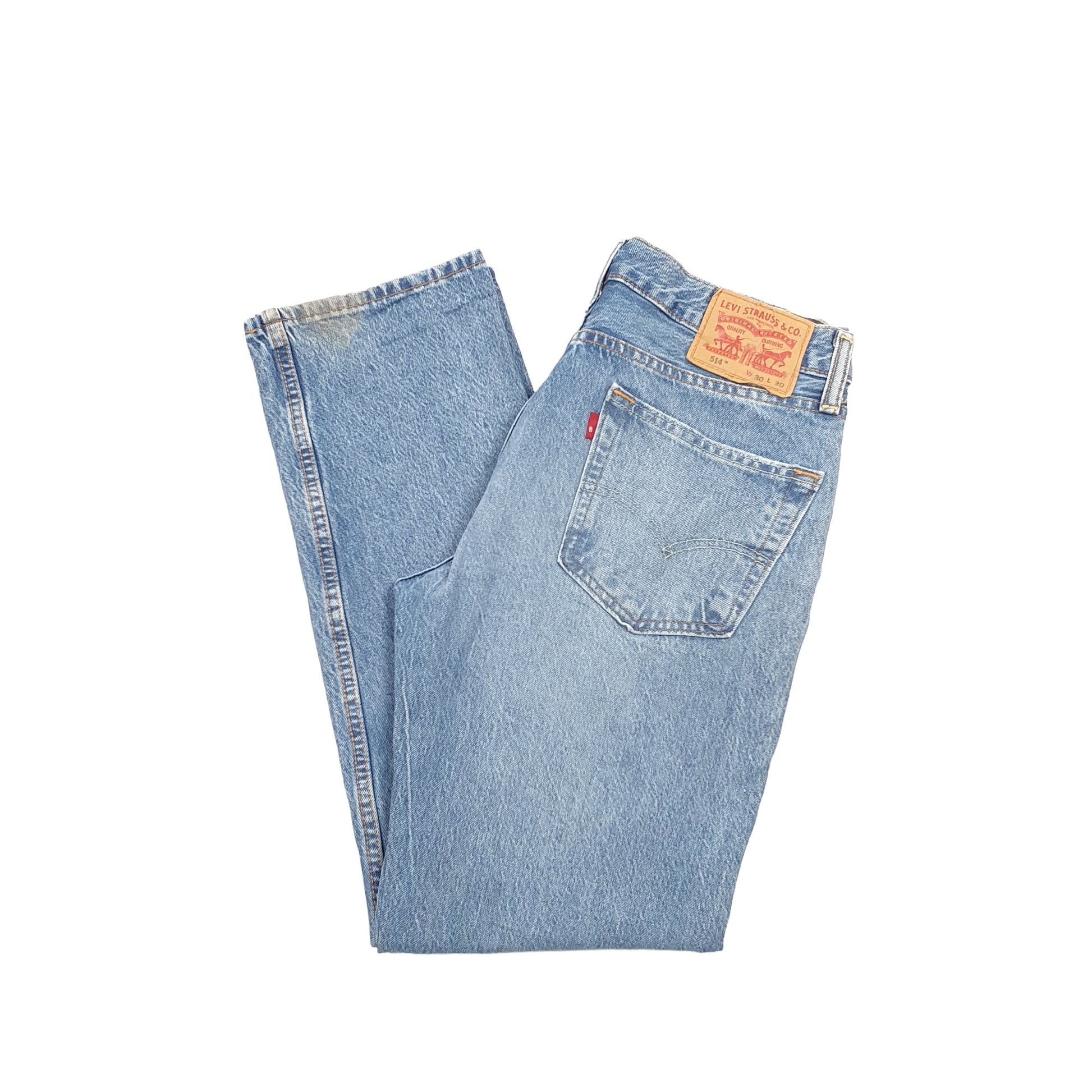 Levis 514 Straight Fit Jeans W32 L29 Blue