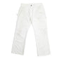 Mens White Dickies  Carpenter Trousers