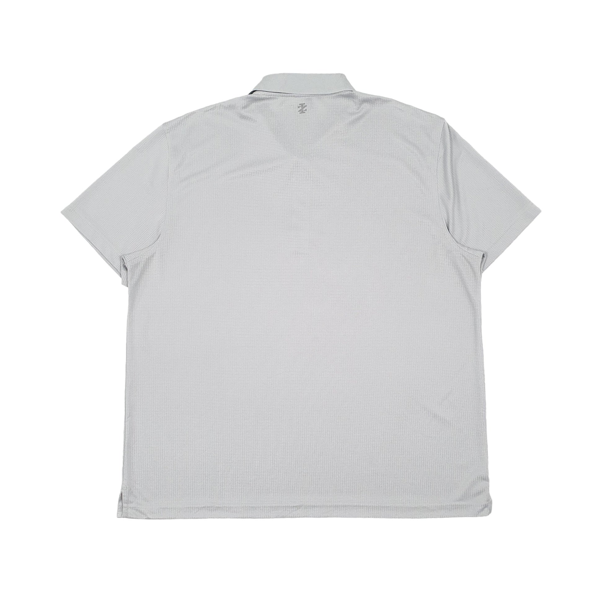 Izod Lacoste Golf Short Sleeve Polyester Polo Shirt Grey