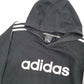 Mens Black Adidas  Hoodie Jumper