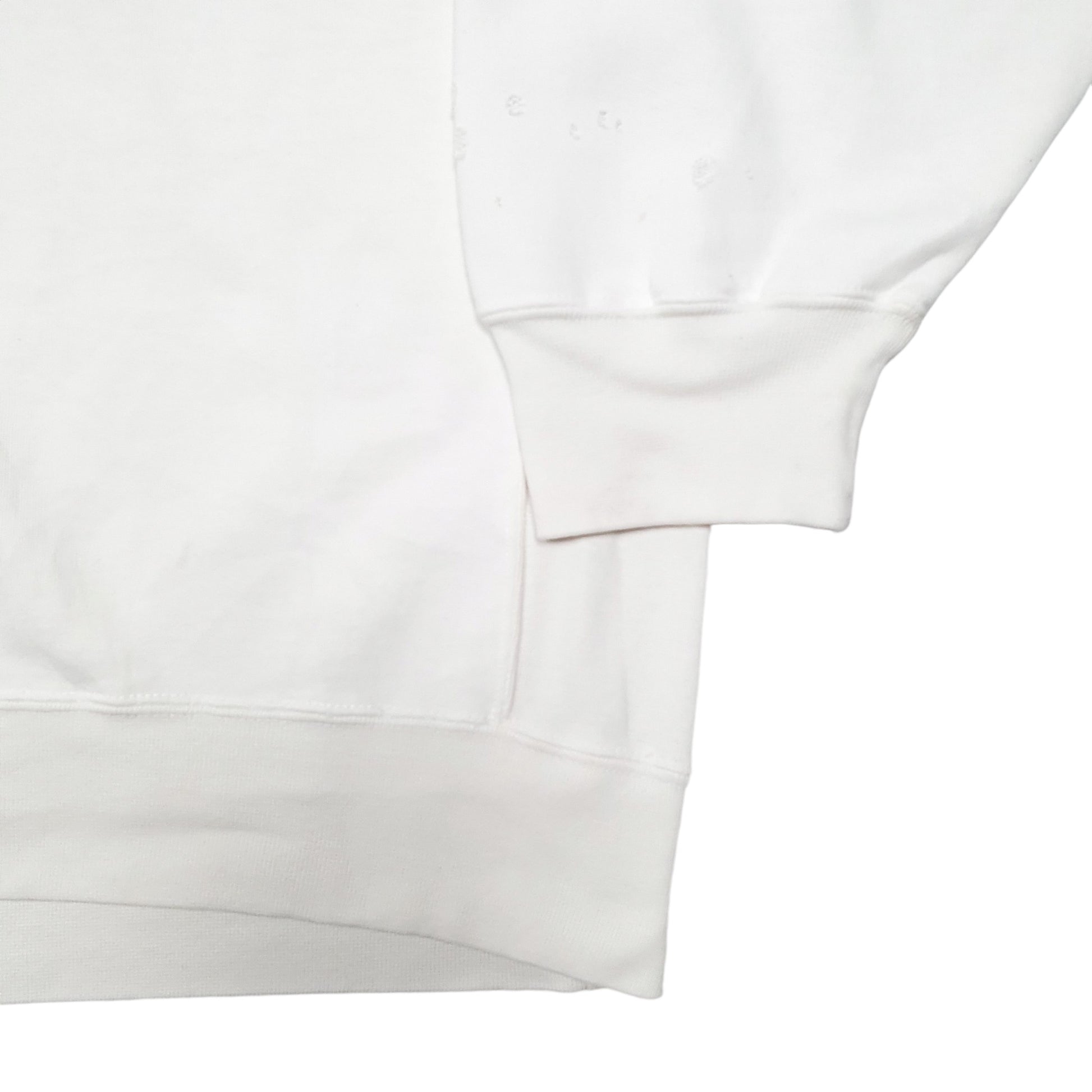 Mens Cream Nike Spellout Crewneck Jumper