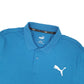 Puma Short Sleeve Polo Shirt Blue