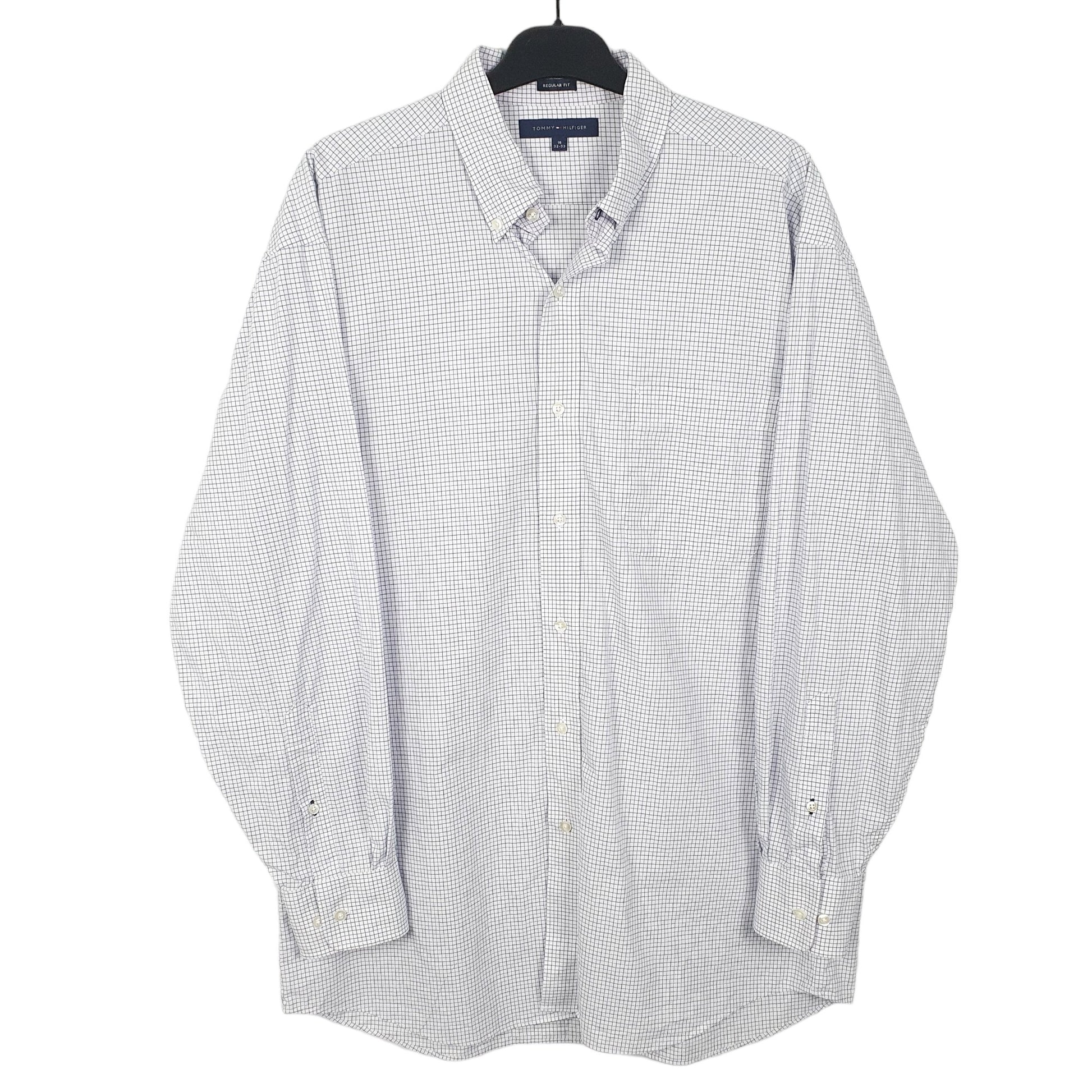 White Tommy Hilfiger Long Sleeve Shirt