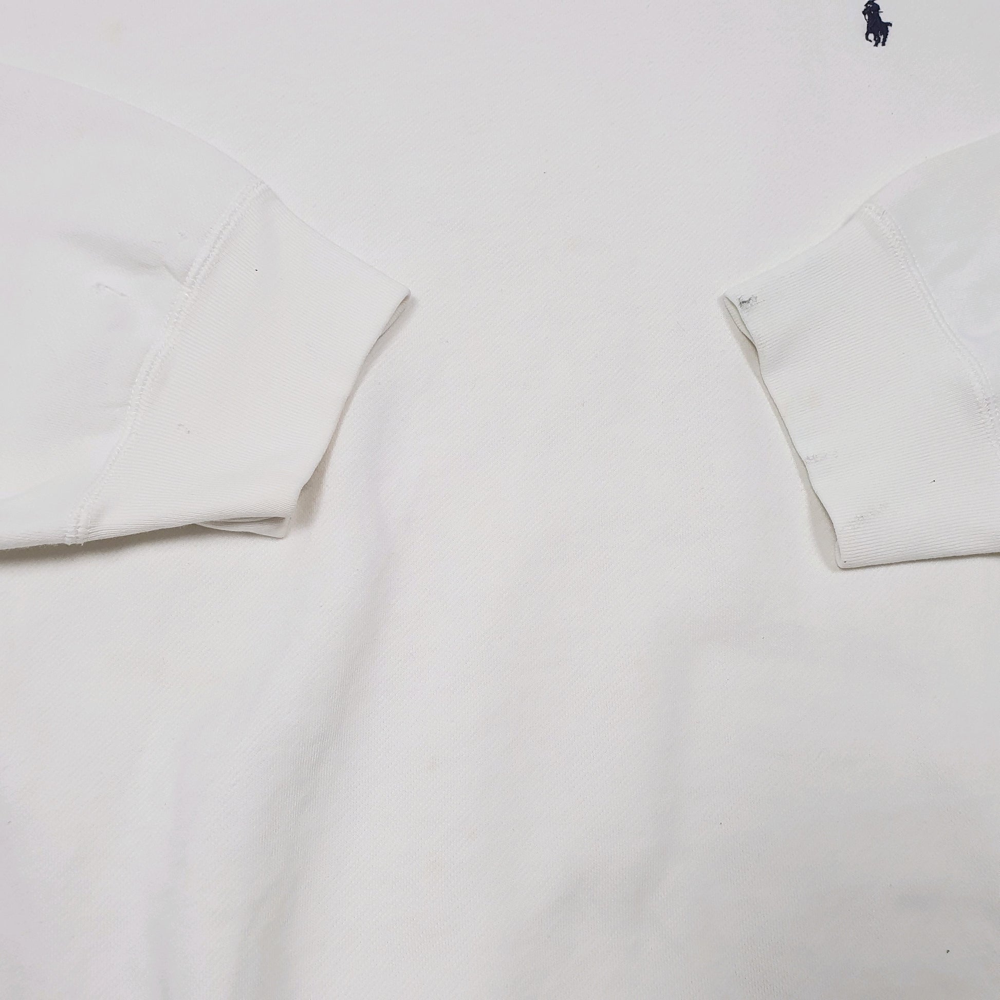 Mens White Ralph Lauren Polo Golf Crewneck Jumper