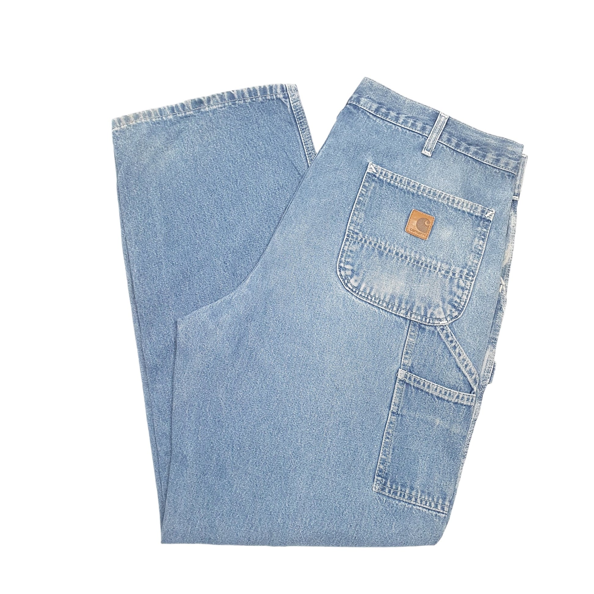 Mens Blue Carhartt  Carpenter JeansW38 L32