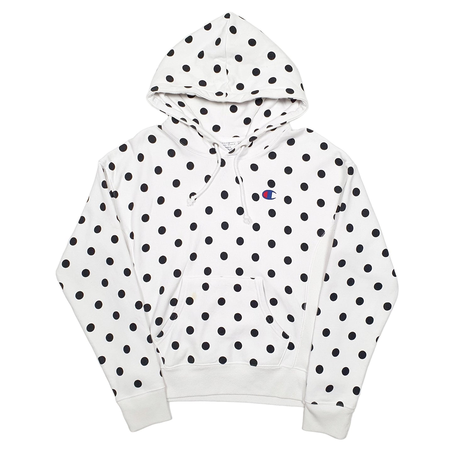 Womens White Champion Reverse Weave Hoodie Jumper