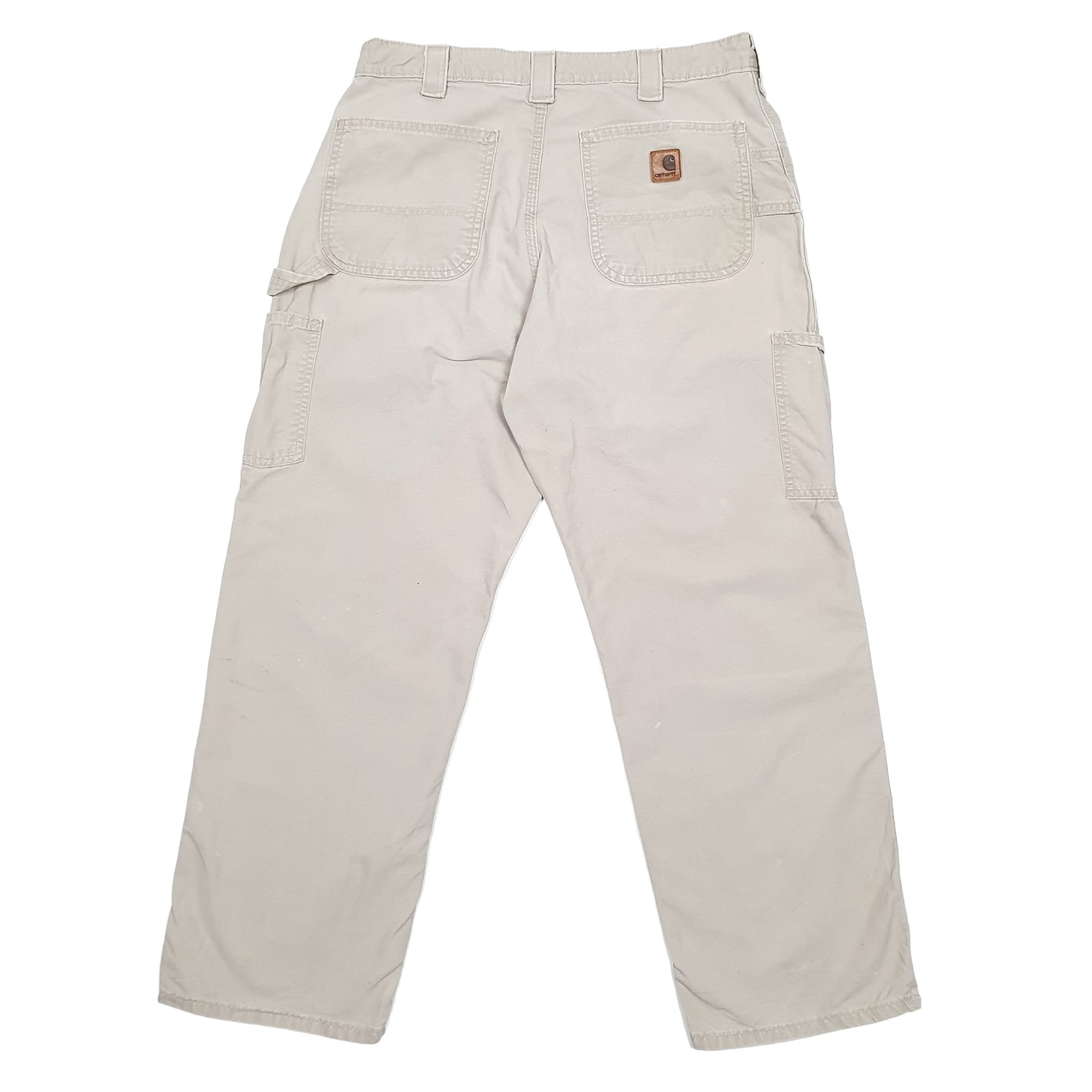 Mens Beige Carhartt  Carpenter Trousers