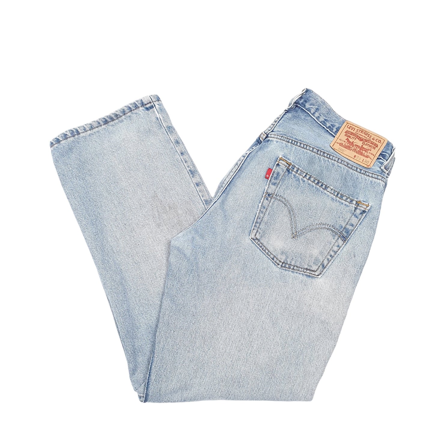Mens Blue Levis  505 JeansW33 L30