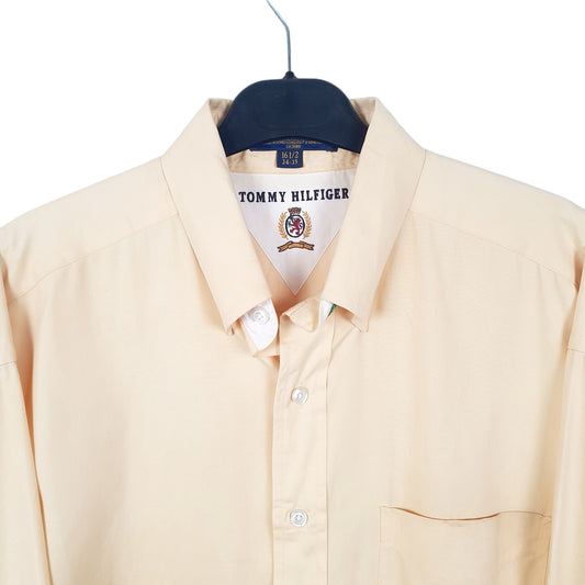 Tommy Hilfiger Long Sleeve Regular Fit Shirt Yellow